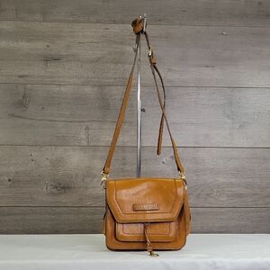 The Bridge Firenze 1969 Brown Leather Crossbody Bag